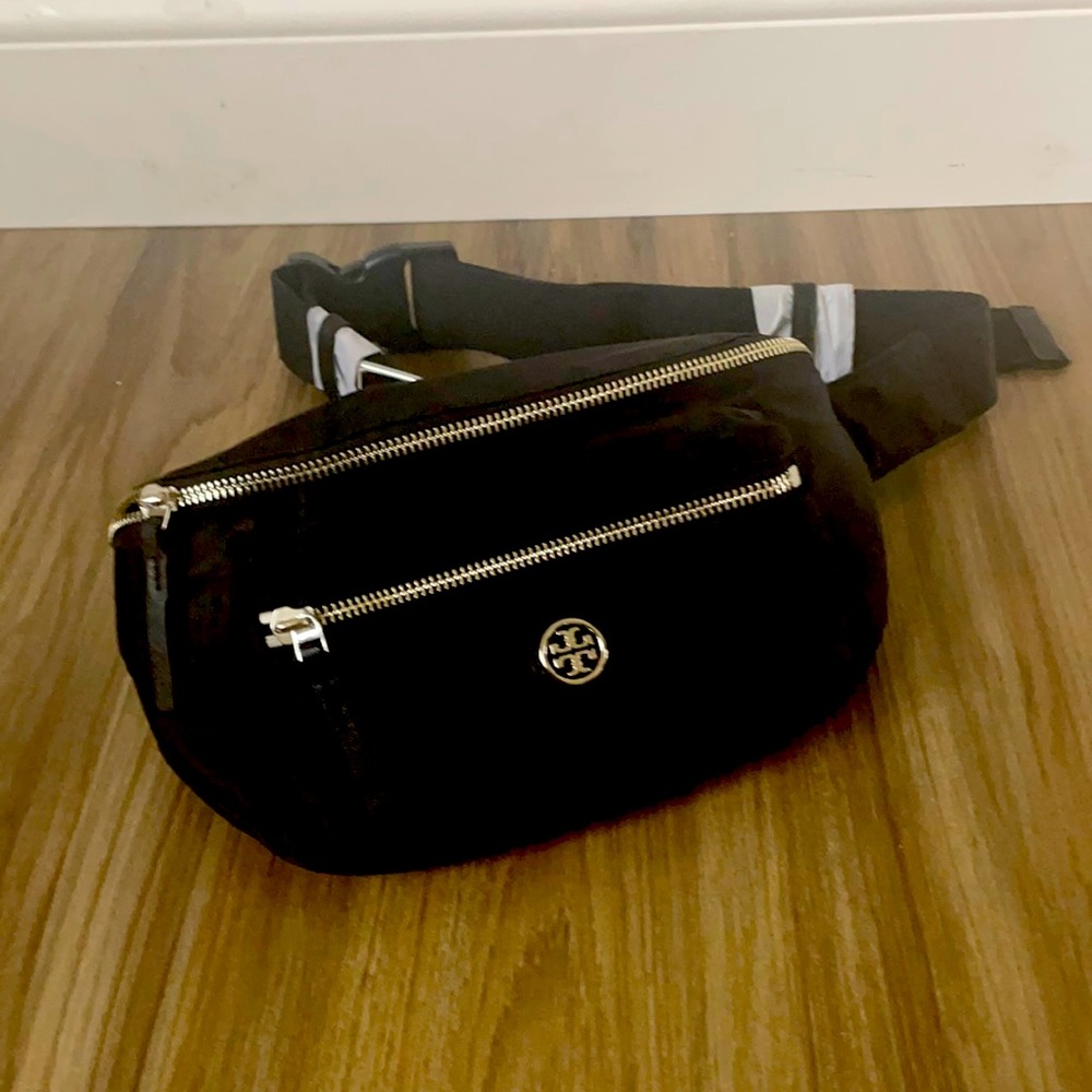 Black Nylon Tory Burch Cross Body /Fanny Pack New